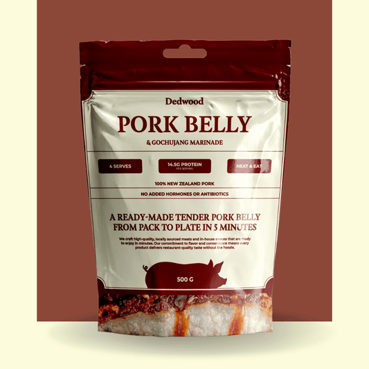 Pork Belly Gochujang Vacuum Pack – Ready-to-Eat - Dedwood.